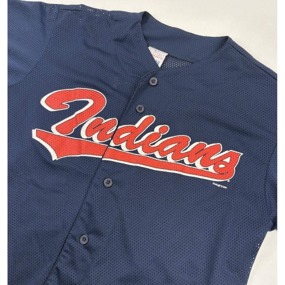Vintage True Fan DAVID JUSTICE #23 Cleveland Indians Jersey Men's Large